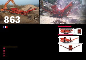 Mobile Screening Plants Terex-Finlay 863+