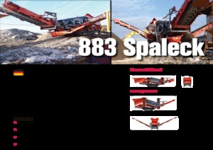 Mobile Screening Plants Terex-Finlay 883+ Spaleck