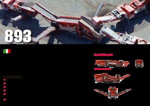 Mobil tarama tesisleri Terex-Finlay 893