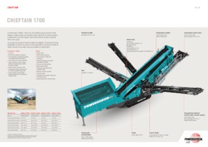 Mobile Screening Plants Powerscreen Chieftain 1700