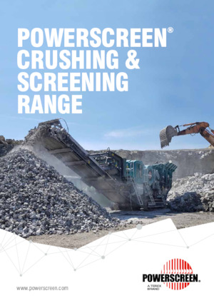 Mobil tarama tesisleri Powerscreen Chieftain 1700X 3 Deck