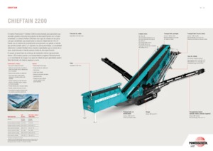 Mobile Screening Plants Powerscreen Chieftain 2200