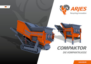 Mobile Screening Plants Arjes COMPAKTOR 300
