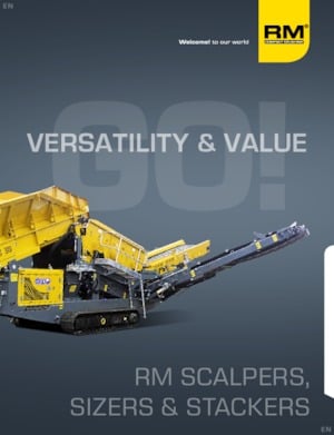 Mobile Screening Plants Rubble Master CS 4800 2D