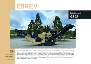 Mobile Screening Plants REV GS 25