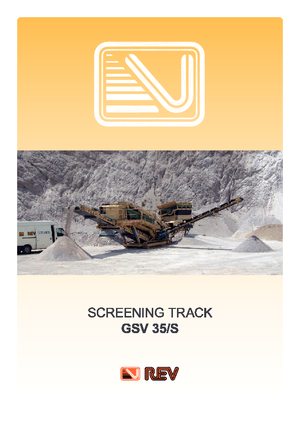 Mobile Screening Plants REV GSV 35 S