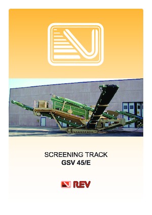 Mobile Screening Plants REV GSV 45/E 