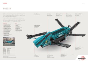 Mobil tarama tesisleri Powerscreen H6203R