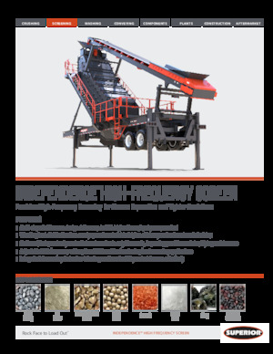 Mobile Screening Plants Superior Independence