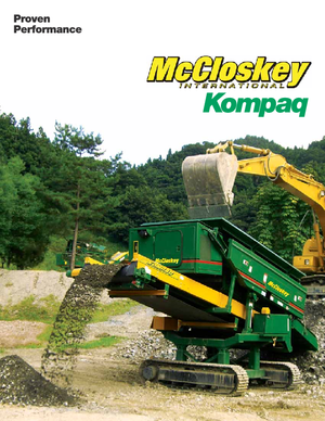 Mobil tarama tesisleri McCloskey Kompaq