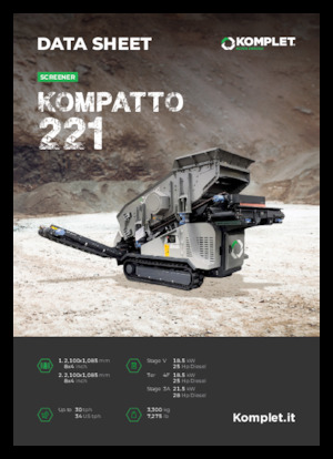 Mobile Screening Plants Komplet KOMPATTO 221