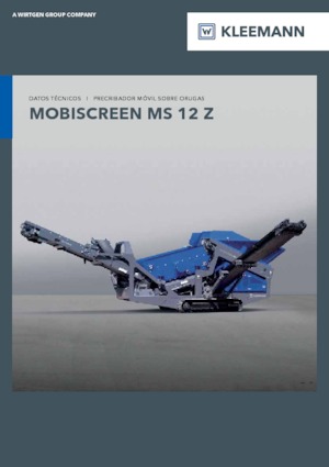 Mobile Screening Plants Kleemann MS 12 Z