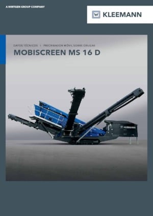 Mobil tarama tesisleri Kleemann MS 16 D
