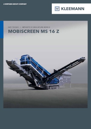 Mobile Screening Plants Kleemann MS 16 Z