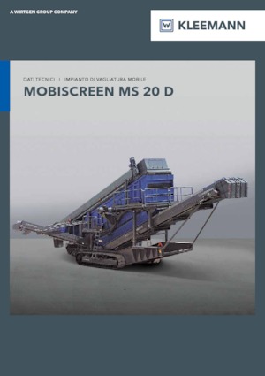 Mobile Screening Plants Kleemann MS 20 D