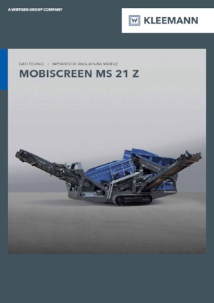 Mobile Screening Plants Kleemann MS 21 Z