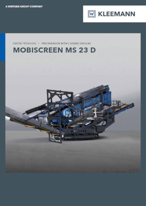 Mobile Screening Plants Kleemann MS 23 D