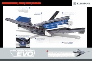 Mobile Screening Plants Kleemann MS 952 EVO