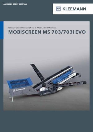 Mobile Screening Plants Kleemann MS 703i EVO