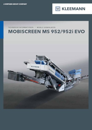 Mobile Screening Plants Kleemann MS 952i EVO