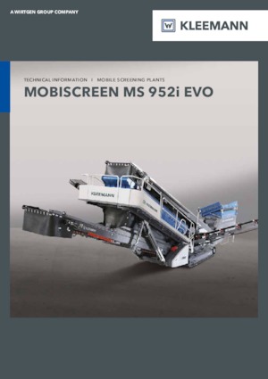 Mobile Screening Plants Kleemann MS 952i EVO