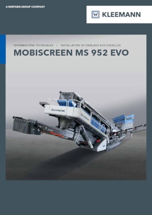 Mobile Screening Plants Kleemann MS 952i EVO