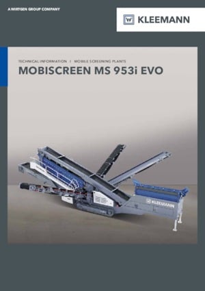 Mobile Screening Plants Kleemann MS 953i EVO