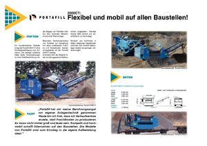 Mobile Screening Plants PORTAFILL Portafill 2000 CT