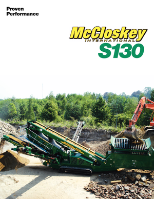 Mobile Screening Plants McCloskey S130 2-Deck