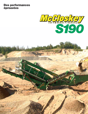 Mobile Screening Plants McCloskey S190 3-Deck