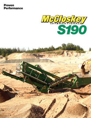 Mobile Screening Plants McCloskey S190 3-Deck
