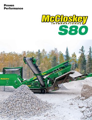 Mobile Screening Plants McCloskey S80