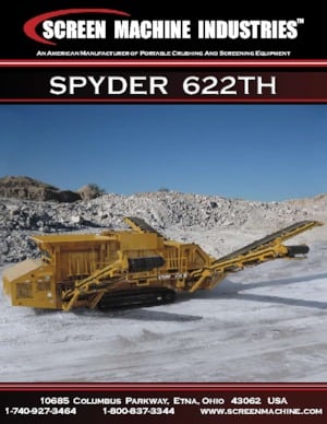 Mobile Screening Plants Screen Machine Industries  Spyder 622TH