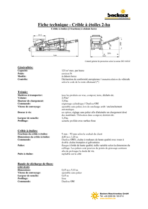 Mobil tarama tesisleri Backers 2-ha