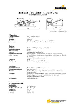 Mobile Screening Plants Backers 2-ha