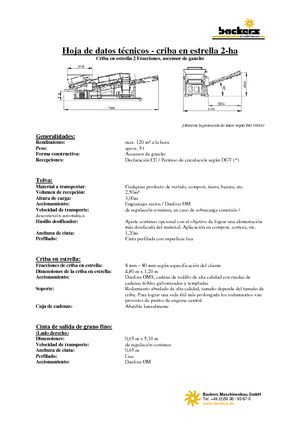 Mobil tarama tesisleri Backers 2-ha