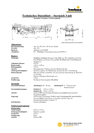 Mobil tarama tesisleri Backers Sternsieb 3-mb