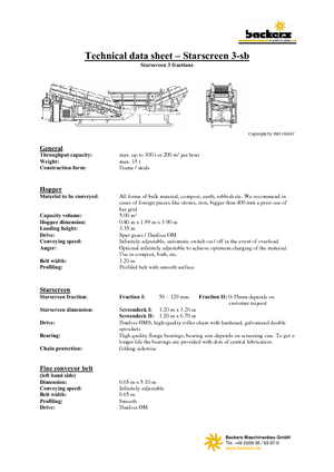 Mobile Screening Plants Backers Sternsieb 3-sb