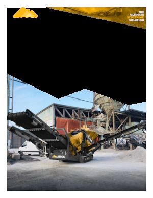 Mobile Screening Plants IROCK  TS-409