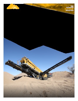 Mobil tarama tesisleri IROCK  TS-520 TD