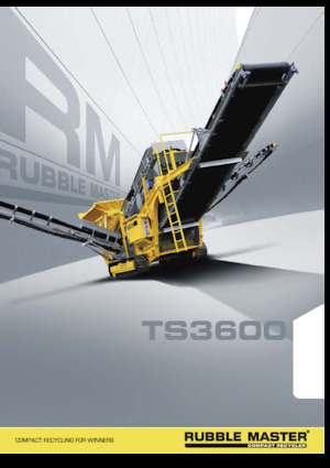 Mobile Screening Plants Rubble Master TS3600