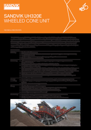 Mobile Screening Plants Sandvik UH320E