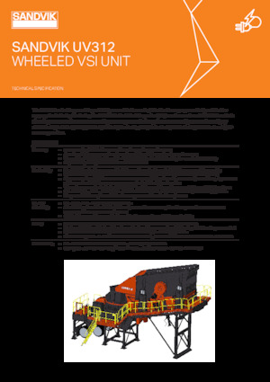 Mobile Screening Plants Sandvik UV210 VSI