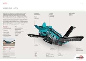 Mobile Screening Plants Powerscreen Warrior 1400X