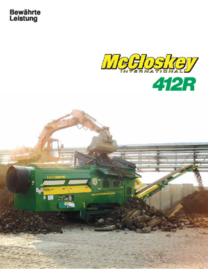 Mobile Screening Plants with Drum McCloskey 412 RT