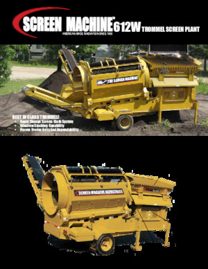 Mobile Screening Plants with Drum Screen Machine Industries  612W