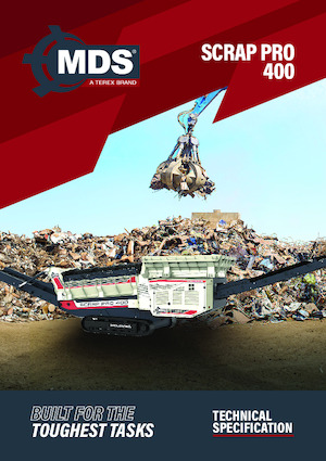 Mobile Screening Plants with Drum MDS Scrap Pro 400