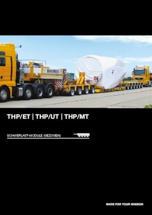 Modular Heavy Duty Trailers Goldhofer THP/UT