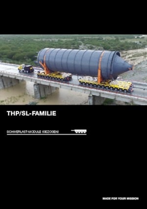 Modüler ağır iş römorkları Goldhofer THP/SL