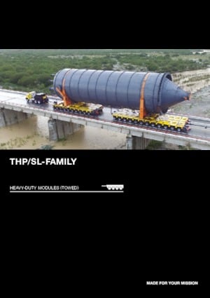 Modüler ağır iş römorkları Goldhofer THP/SL